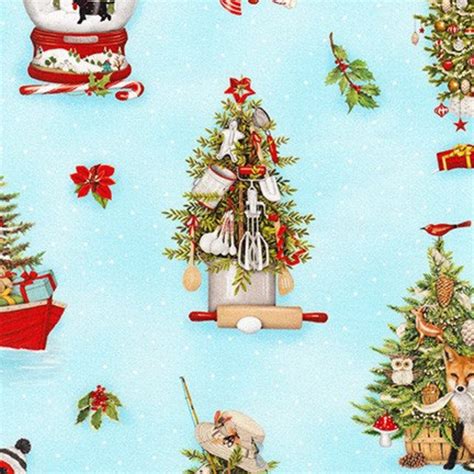 holly jolly christmas fabric